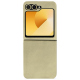 Custodia in pelle Samsung Galaxy Z Flip6 - Beige PU ( Pantone #ceb888 ) 