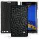 Blackberry Priv leather case - Autruche nero