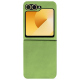 Lederschutzhülle Samsung Galaxy Z Flip6 - Vert olive PU ( Pantone #a7c58e )