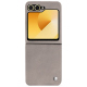 Samsung Galaxy Z Flip6 leather cover - Taupe innocent ( Pantone #d6d2c4 ) 
