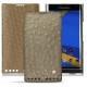 Capa em pele Blackberry Priv - Autruche desert