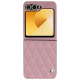 Funda de piel Samsung Galaxy Z Flip6 - Rose - Couture ( Nappa - Pantone #efbae1 ) 