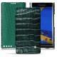 Custodia in pelle Blackberry Priv - Crocodile pino