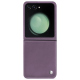 Coque cuir Samsung Galaxy Z Flip5 - Lilas ( Nappa - Pantone #b9a3e3 ) 