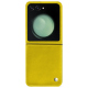 Custodia in pelle Samsung Galaxy Z Flip5 - Jaune fluo ( Pantone #c9ff57 ) 
