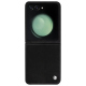 Lederschutzhülle Samsung Galaxy Z Flip5 - Onyx ( Noir / Black ) 