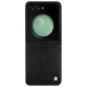 硬质真皮保护套 Samsung Galaxy Z Flip5 - Autruche nero ( Noir / Black) 