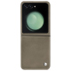 硬质真皮保护套 Samsung Galaxy Z Flip5 - Darboun sabla ( Pantone #BCB1A1 )