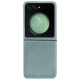硬质真皮保护套 Samsung Galaxy Z Flip5 - Bleu Ciel PU ( Pantone #abcae9 )