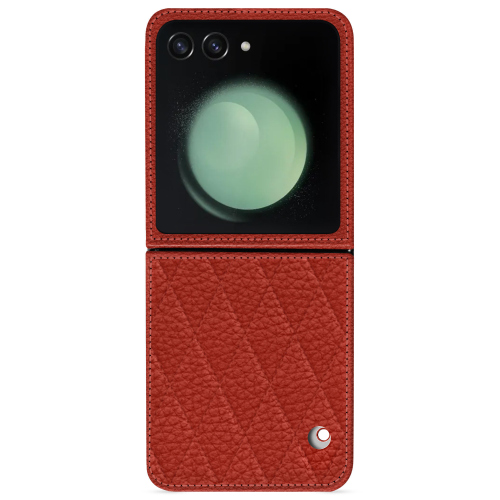 Custodia di lusso personalizzata per Samsung Galaxy Z Flip5Papaye - Couture ( Pantone #b54317 ) 