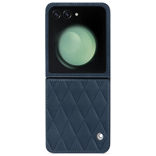 Maßgeschneiderte Luxus-Schutzhülle für Samsung Galaxy Z Flip5Jean vintage - Couture ( Pantone #2f414f  ) 