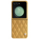 Capa em pele Samsung Galaxy Z Flip5 - Or Maïa - Couture ( Pantone 871C ) 