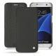 Housse cuir Samsung Galaxy S7 Edge - Noir ( Nappa - Black ) 