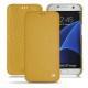 Custodia in pelle Samsung Galaxy S7 Edge - Mimosa ( Pantone 141C ) 