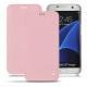 Capa em pele Samsung Galaxy S7 Edge - Rose ( Nappa - Pantone 2365C ) 