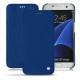 硬质真皮保护套 Samsung Galaxy S7 Edge - Bleu océan ( Nappa - Pantone 293C ) 