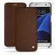 Custodia in pelle Samsung Galaxy S7 Edge - Châtaigne ( Pantone 476C ) 