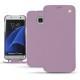 Funda de piel Samsung Galaxy S7 Edge - Lilas ( Nappa - Pantone 2645U ) 