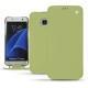硬质真皮保护套 Samsung Galaxy S7 Edge - Vert olive ( Nappa - Pantone 578U ) 