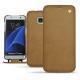 Samsung Galaxy S7 Edge leather case - Sable vintage ( Roughtcut - Gaucho#57254 ) 
