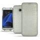 Funda de piel Samsung Galaxy S7 Edge - Crocodile milk