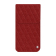 Custodia in pelle Apple iPhone 16 - Tomate - Couture ( Pantone #a61715 )