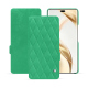 Capa em pele Honor 200 Pro - Menthe vintage - Couture ( Pantone #37b375 ) 