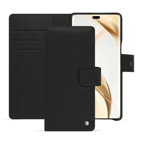 Capa de couro para carteira Honor 200 Pro