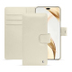 Étui portefeuille cuir Honor 200 Pro - Blanc ( Nappa / White ) 
