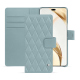 Capa de couro para carteira Honor 200 Pro - Bleu ciel - Couture ( Nappa - Pantone #abcae9 ) 