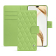 Custodia in pelle Honor 200 Pro - Vert olive - Couture ( Nappa - Pantone #a7c58e ) 