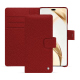 Honor 200 Pro leather wallet case - Tomate ( Pantone #a61715 ) 