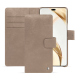 Capa de couro para carteira Honor 200 Pro - Taupe vintage ( Pantone #bda790 ) 