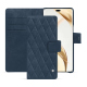 Capa de couro para carteira Honor 200 Pro - Jean vintage - Couture ( Pantone #2f414f  ) 