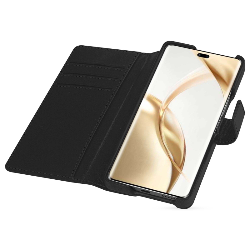 Capa de couro para carteira Honor 200 Pro