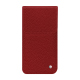 Apple iPhone 16 Pro Max leather pouch - Tomate ( Pantone #a61715 ) 