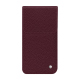 Apple iPhone 16 Pro leather pouch - Lie de vin ( Pantone #412234 ) 