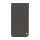 Capa em pele Apple iPhone 16 Pro - Anthracite - Couture ( Pantone #41403c ) 