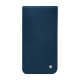 가죽 커버 Apple iPhone 16 Pro - Blu mediterran ( Pantone #0E3043 )