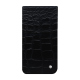 Funda de piel Apple iPhone 16 Pro - Crocodile nero ( Noir / Black) 
