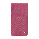Apple iPhone 16 Pro leather pouch - Serpent ciclamino ( Pantone #9E4C6E ) 