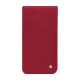 Capa em pele Apple iPhone 16 Pro - Rouge passion ( Pantone #a6192e ) 