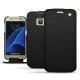 Lederschutzhülle Samsung Galaxy S7 - Ebène ( Sleek P C12 - Black ) 