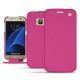 Samsung Galaxy S7 leather case - Rose BB