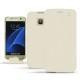 Samsung Galaxy S7 leather case - Blanc (  Nappa - White ) 