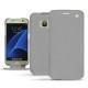 Capa em pele Samsung Galaxy S7 - Gris ( Nappa - Pantone W428C ) 
