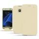 Custodia in pelle Samsung Galaxy S7 - Beige ( Nappa - Pantone 7502C ) 