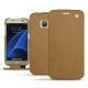 Samsung Galaxy S7 leather case - Sable vintage ( Roughtcut - Gaucho#57254 ) 