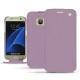 Lederschutzhülle Samsung Galaxy S7 - Lilas ( Nappa - Pantone 2645U ) 