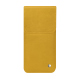 Google Pixel 9 Pro Fold leather pouch with flap - Jaune soulèu ( Pantone #F3B934 )
